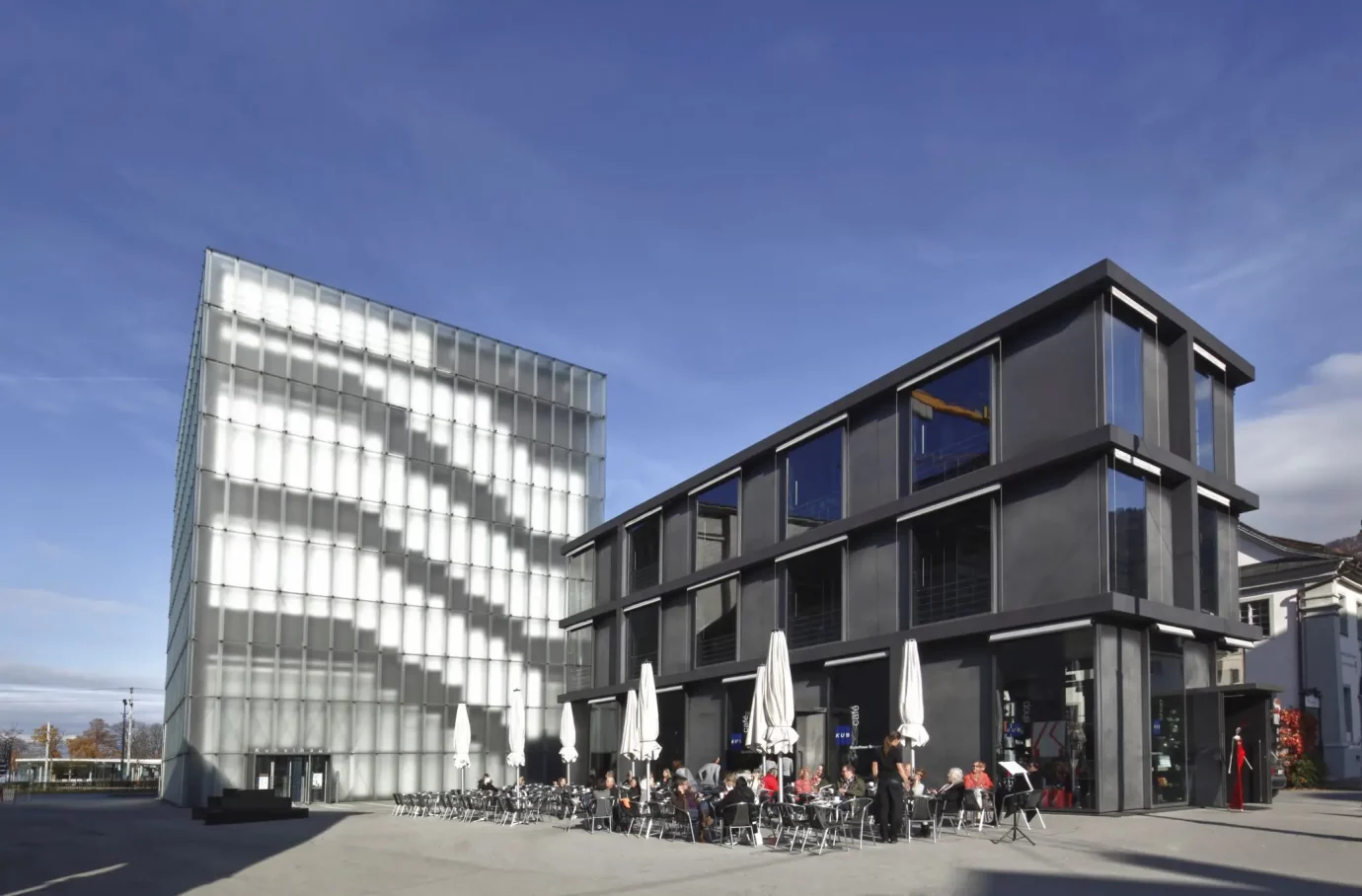 Das Kunsthaus Bregenz von Außen